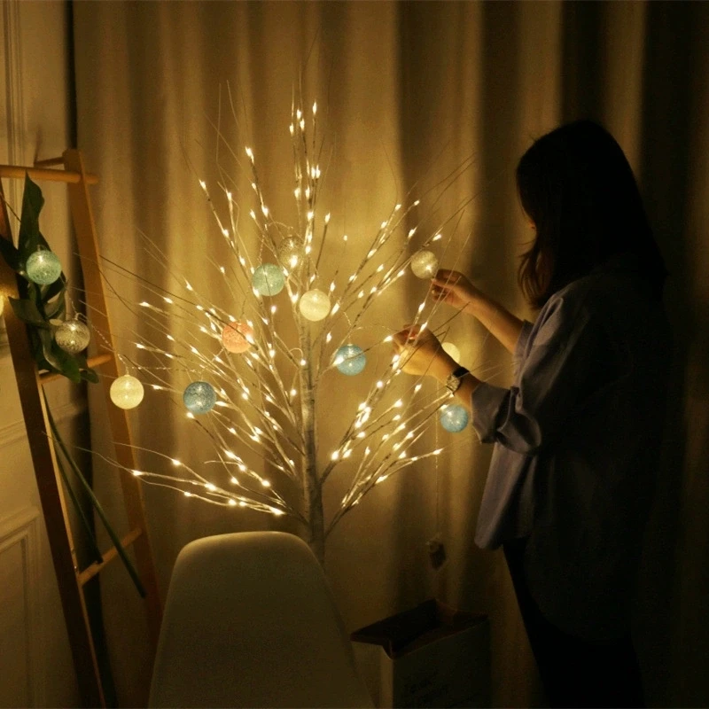 Tree Lighting Illuminated Tree Lights LED Christmas Simulation Tree Lamp Emulate Branch Shape Lamp Home Holiday Decoration