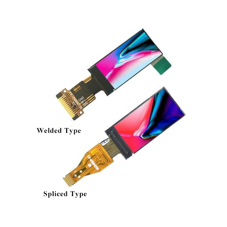 0.96 Inch SPI Interface 80X160 ST7735 Driver HD IPS LCD Bare Color Screen TFT Display LCD Module