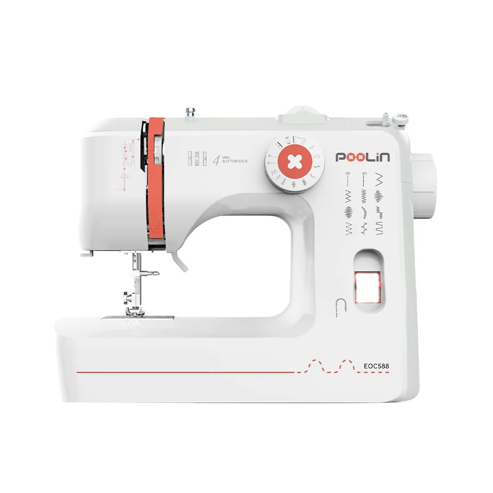 Poolin EOC588 High Quality Small Computerized Sewing Machine With Factory Direct Selling Price