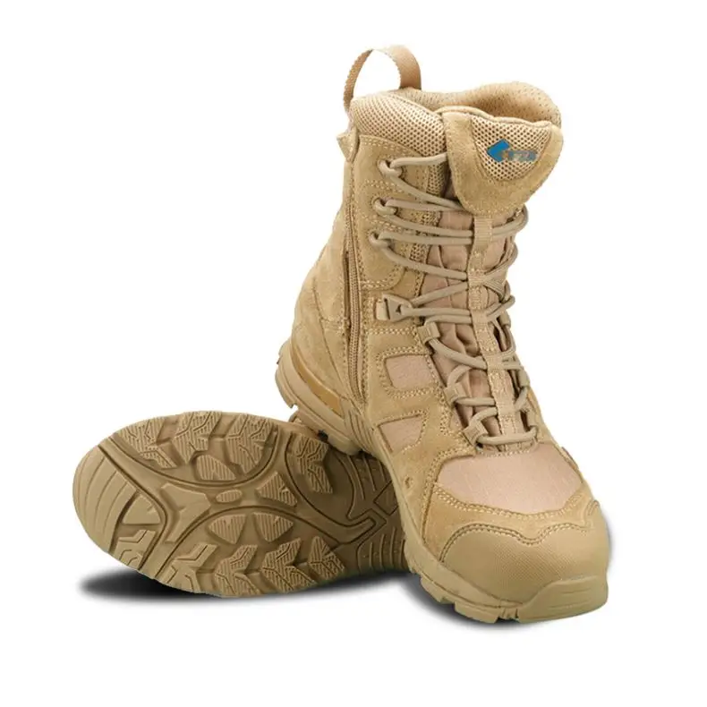 New Arrival Four Seasons High-top Wear Resistant Camping Shoes Tactical Training Field Boots for Men