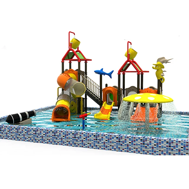 aqua park rides wave pool games toy splash pad fun kids fiberglass tube slip plastic water slide