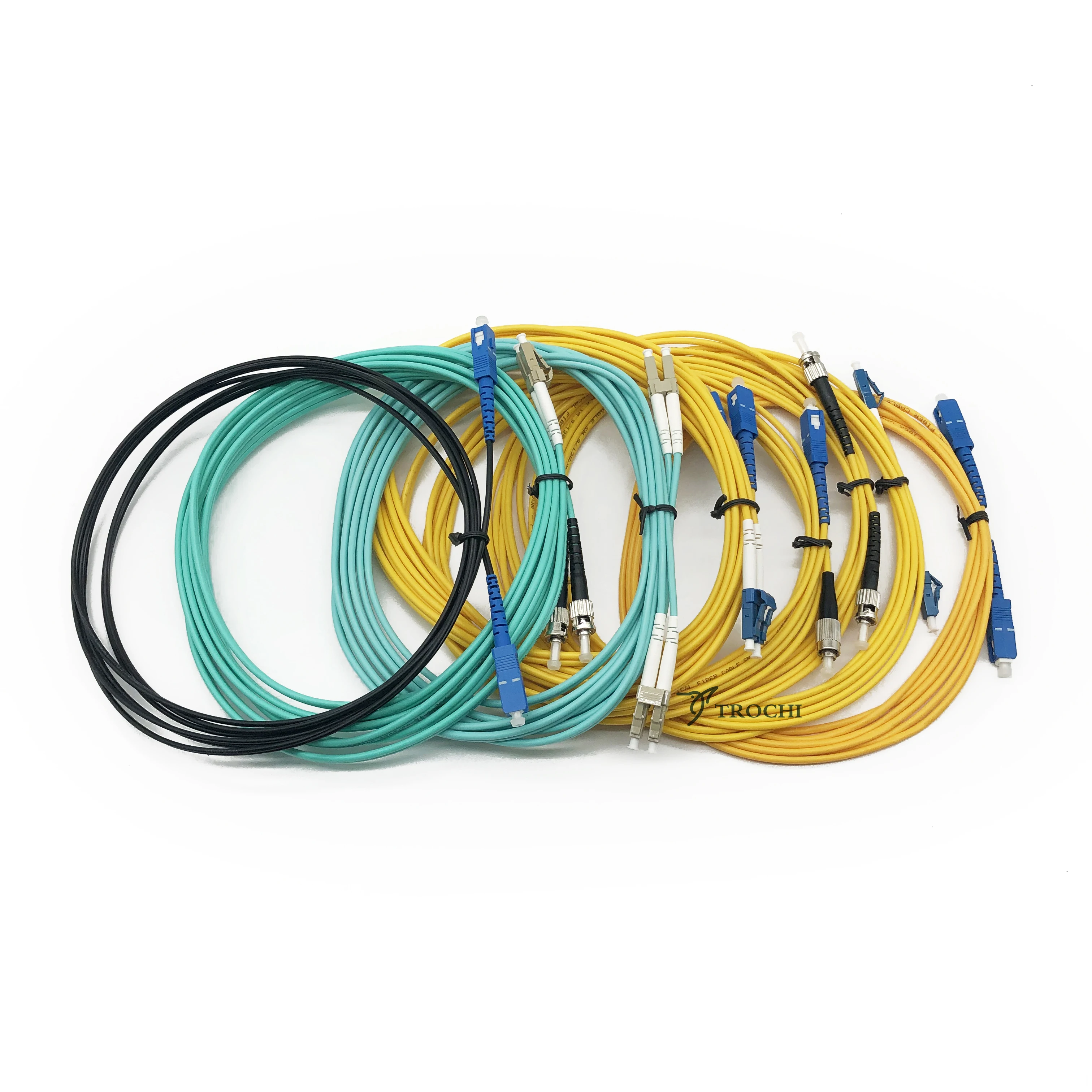 1/2/3/5/10/15m singlemode multi mode optical fibre patch cord jumper