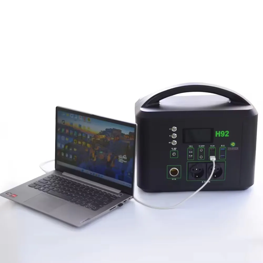 2024 новая электростанция с инвертором 1000 Вт Портативный Power Bank выход переменного тока аварийный портативный зарядное устройство для ноутбука генератор