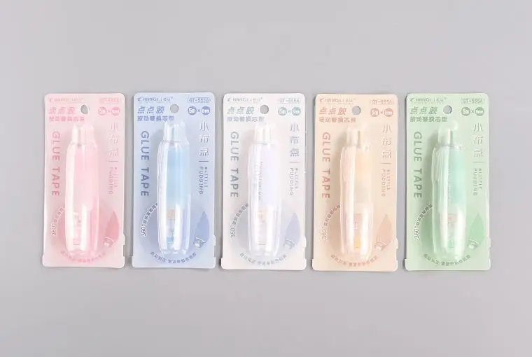 Permanent  double sided  gule  tape roller  adhesive refillable glue tape runner  for kids students school office stationery