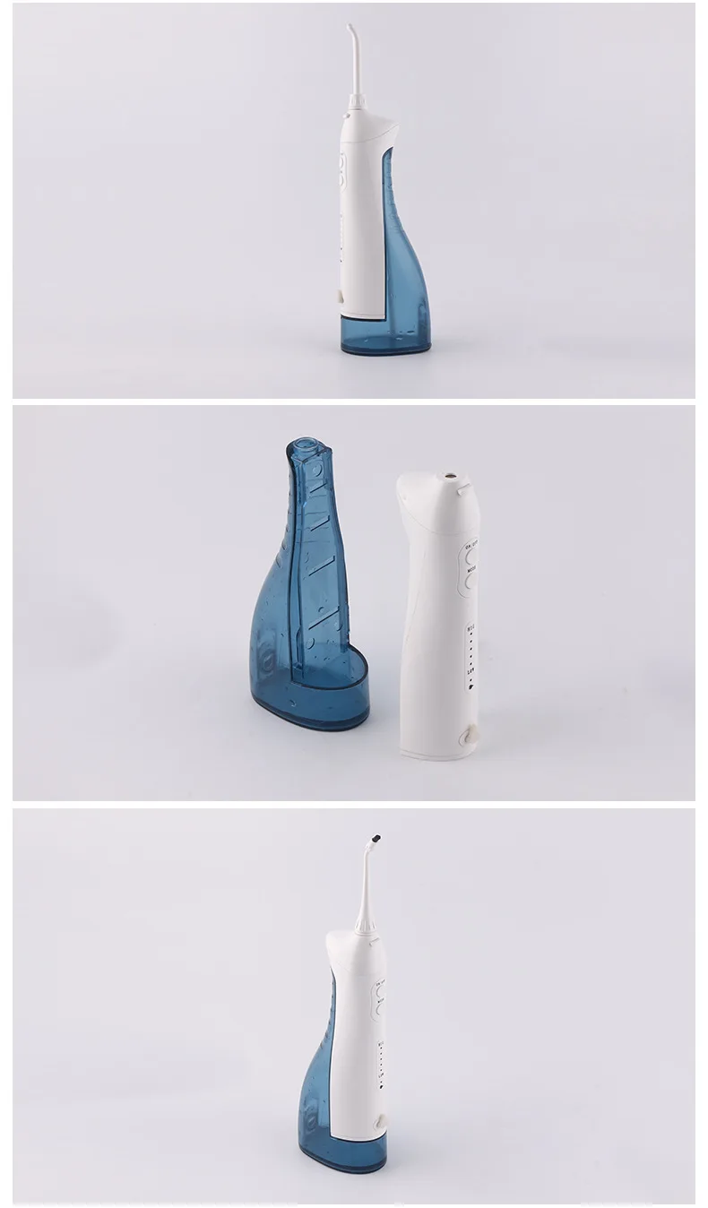 2021  factory price Oral flusher USB Rechargeable Water Floss Portable Dental Cordless Water Flosser  jet 300Ml  with 5 modes