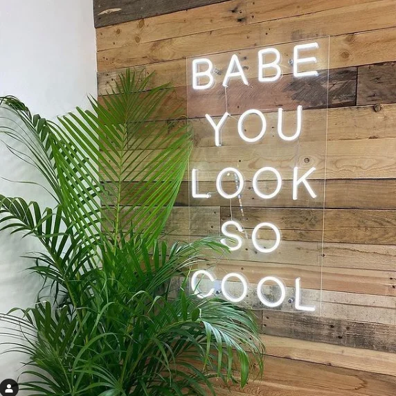 Koncept Drop Shipping 24inch TO THE MOON&BACK decoration sign Neon Light Advertising Custom LED Neon Sign