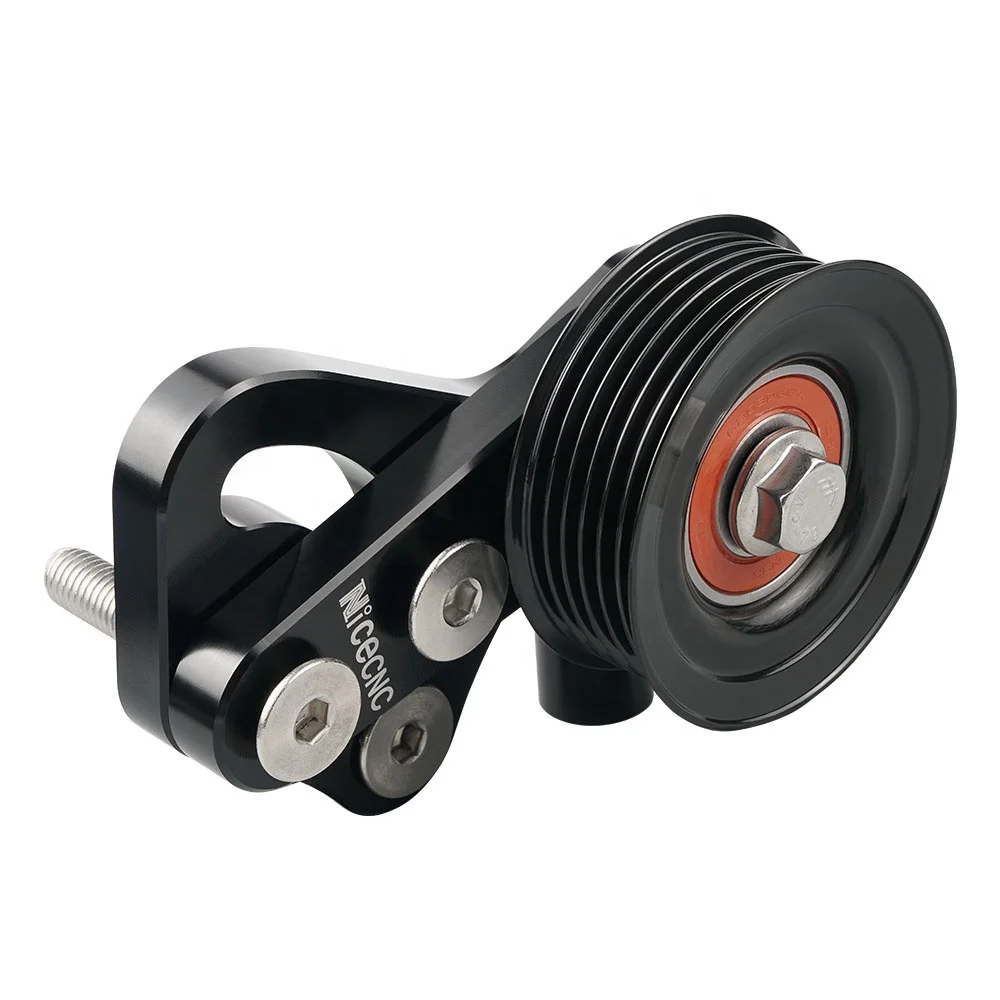 NiceCNC Anodized Aluminum LS1 LS 1 Billet Manual Belt Tensioner for Camaro Crank Pulley Water Pump 1998-2002 #9111001901