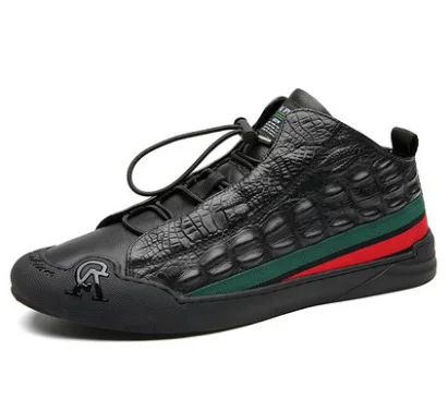 
casual shoes board shoes for men genuine leather sneakers men slip on shoes 