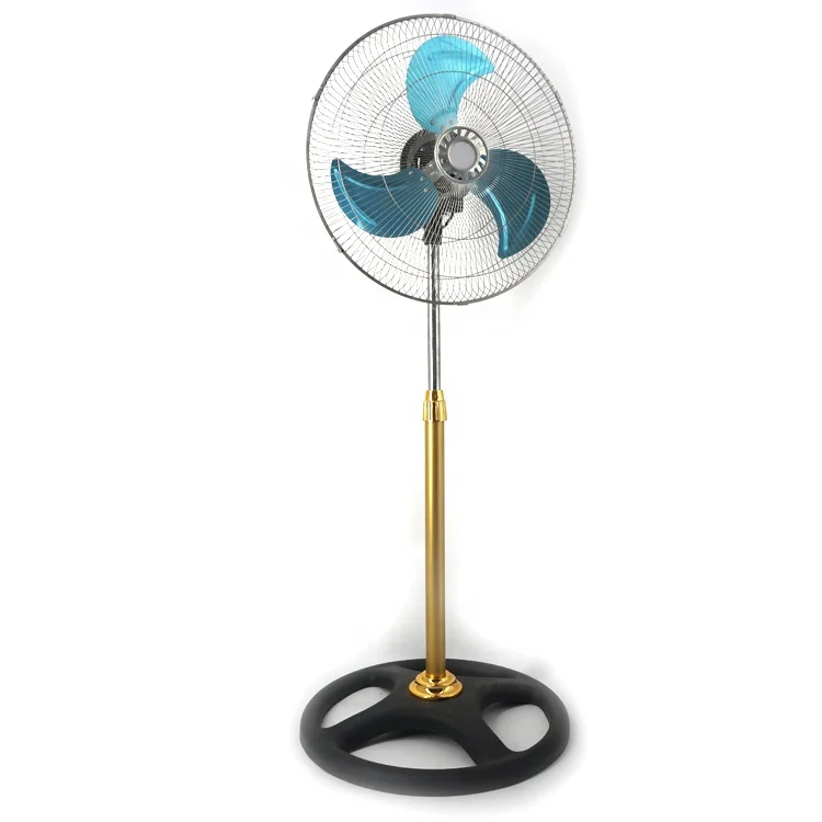 Hot sale luxury modern fashion new style plastic blade parts electric high speed metal 16 stand fan with remote