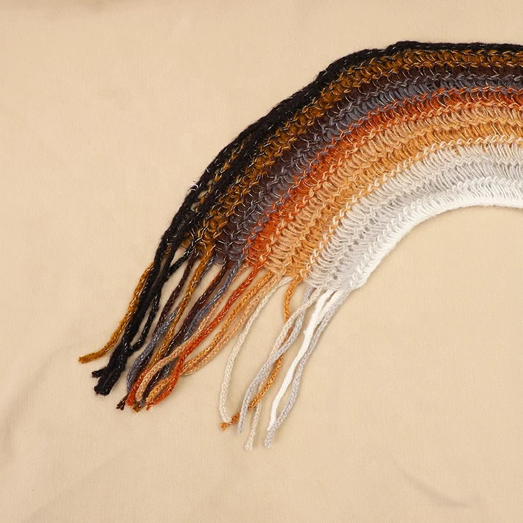 
Wholesale Big Size Soft Chiffon Georgette Voile Gradient Color Hijab Scarf 