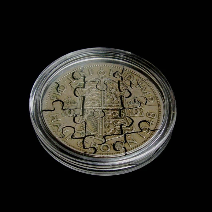 Plastic Coin Capsules Coin Holders 40mm Acrylic Coin Display Case Box Collection