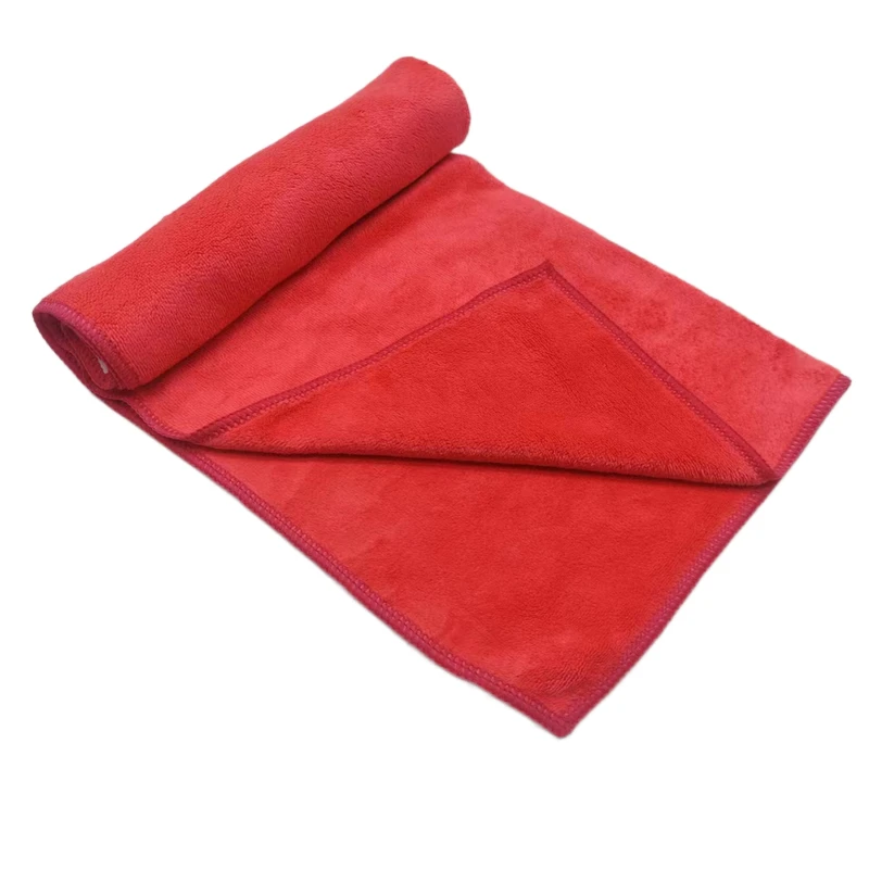 400Gsm Weft Knitting Car Detailing Microfiber Towels 80% Polyester 20% Polyamide Microfiber Brushed Car Drying Towel