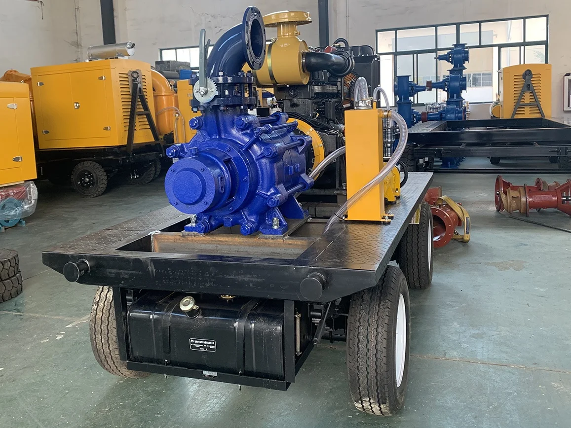 Stainless steel impeller corrosion-resistant cast iron high-pressure diesel engine water pump