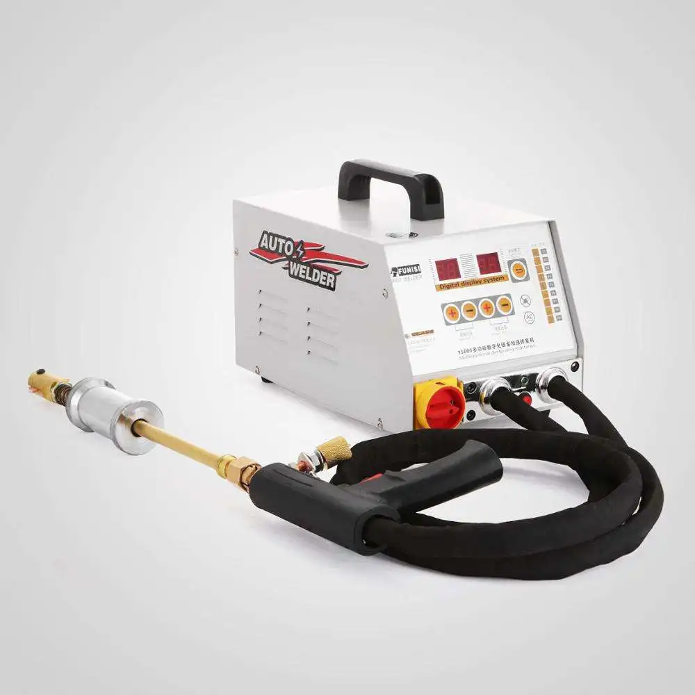 110V 0-40A Multifunction Car Body Repair Spot Stud Welder Dent Puller Kit