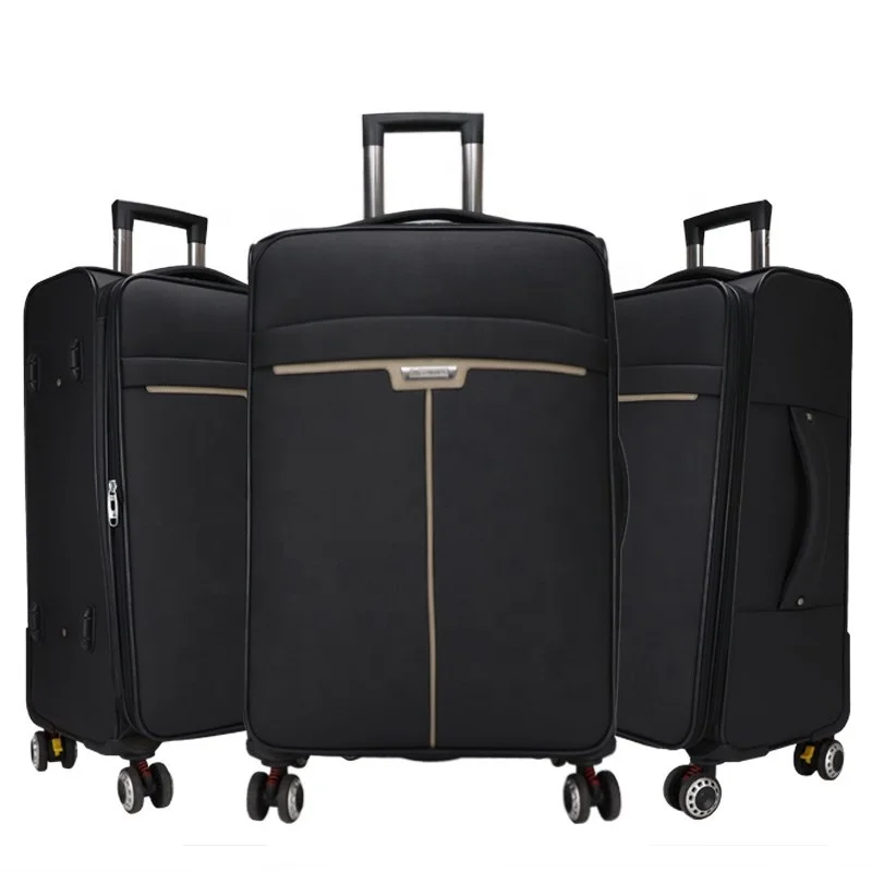 Wholesale Nylon luggage sets travel trolley bags soft suitcase bags