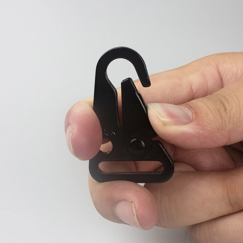 Outdoor tactical equipment nylon hardware buckle hawkbill hook belt hiking buckle backpack hook