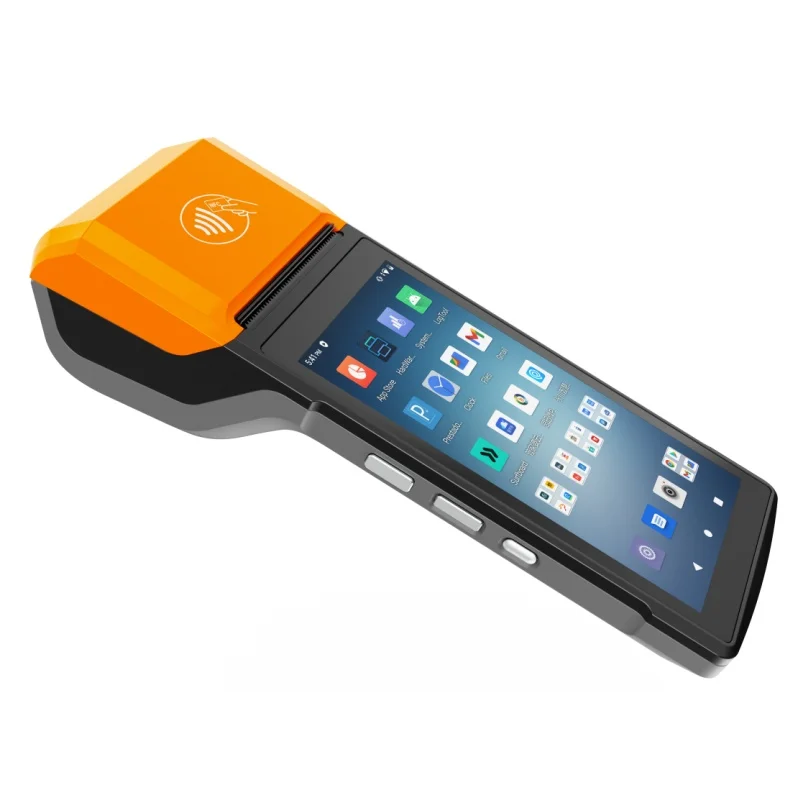 5.5 Inch Mobile POS Terminal Android with Built-in 58mm thermal printer