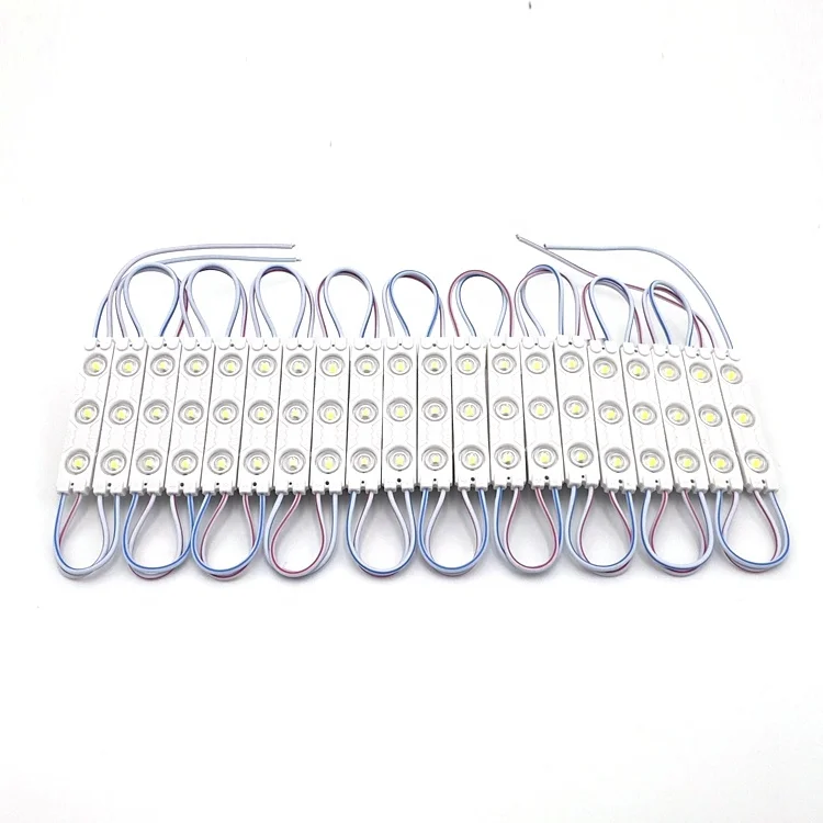 SMD DC 12V 60x13 1.5W High Brightness 3 LEDs 2835 Waterproof Outdoor Injection LED Module for Advertising Sign Boxes