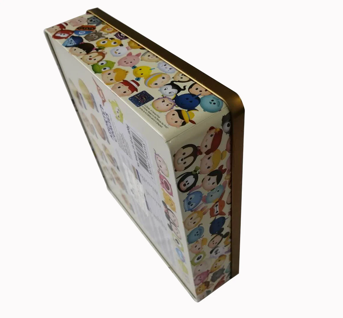 Customized   printed large square tin box