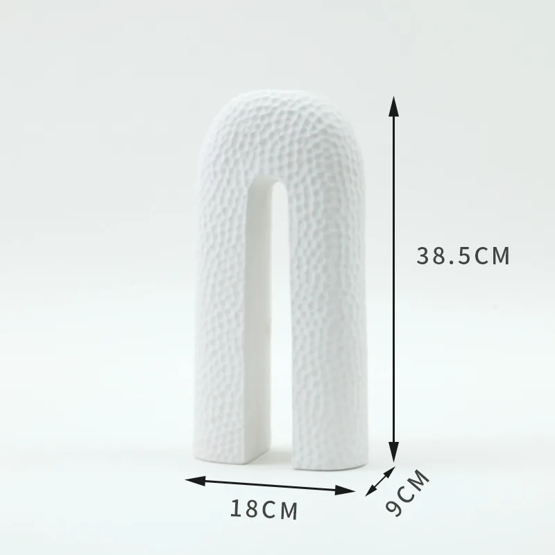 Decorative big tall living room home decor modern Colorful vase matte textured large floor vase for ceramic vase