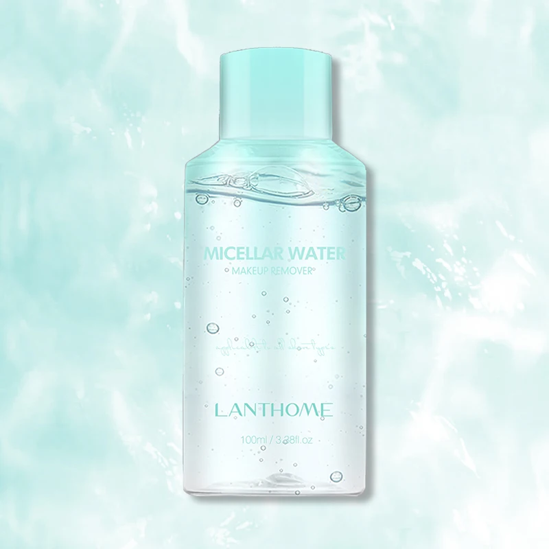 Lanthome Remove Make up Face Eye Simple Pet Bottle Milk Clean Liquid Micellar Cleansing Water Makeup Remover Private Label