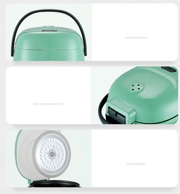 Mini rice cooker with small capacity household electric cooker a variety of colors are available low sugar rice cooker