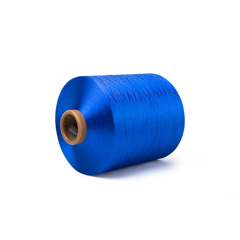 Welong 150 300 Denier 100% DTY 150/48F Polyester Filament Yarn For Sewing Thread