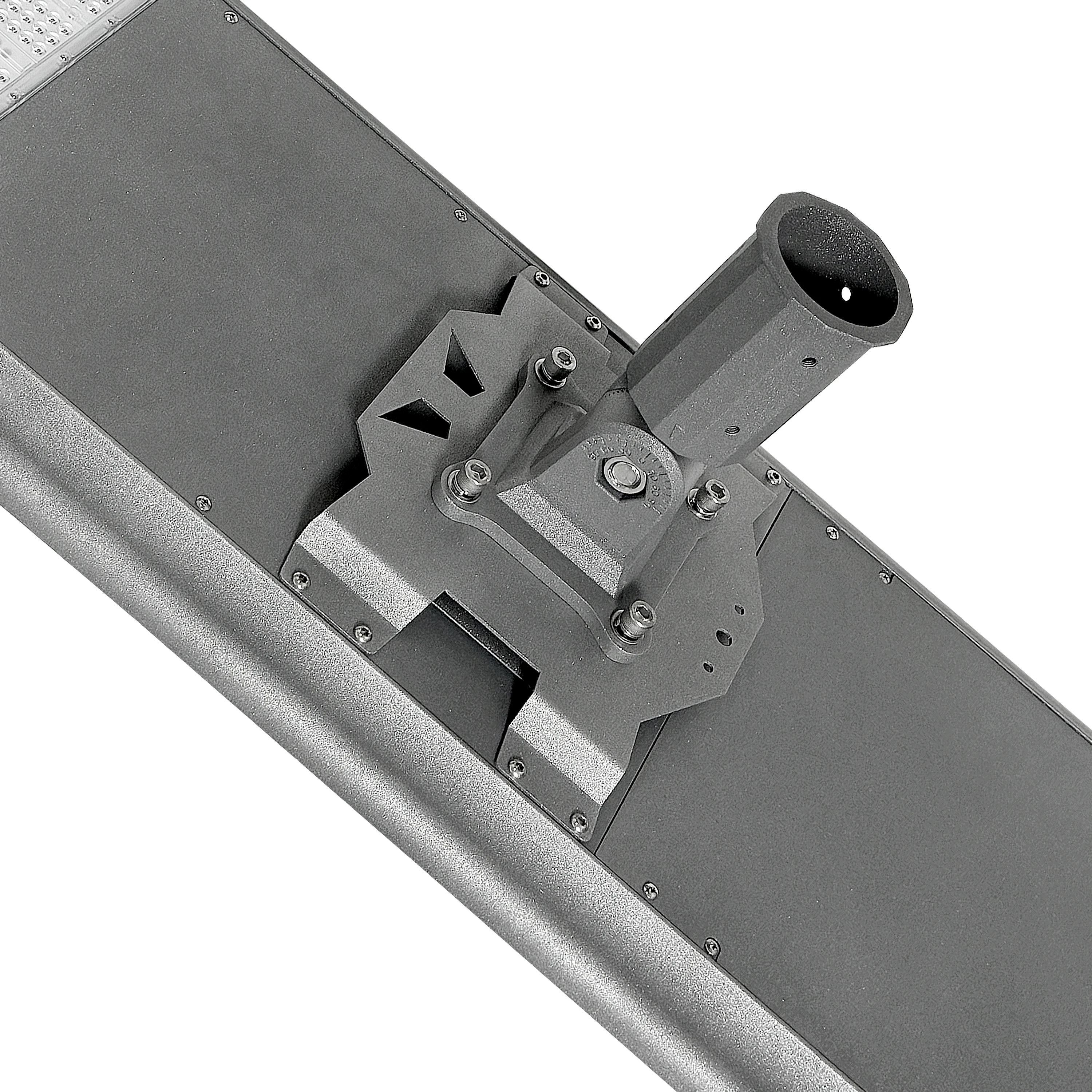 85W Curved solar panel energy saving street light outdoor solar light housing