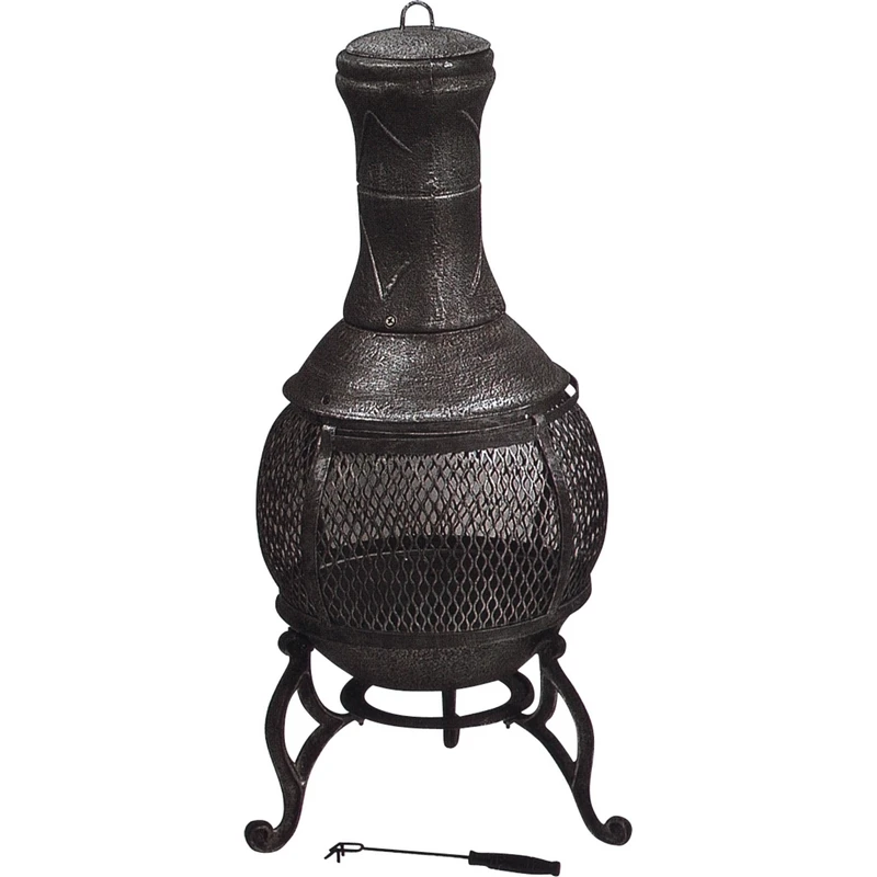 
Outdoor Wood Burning fireplace Chiminea fire Pit 