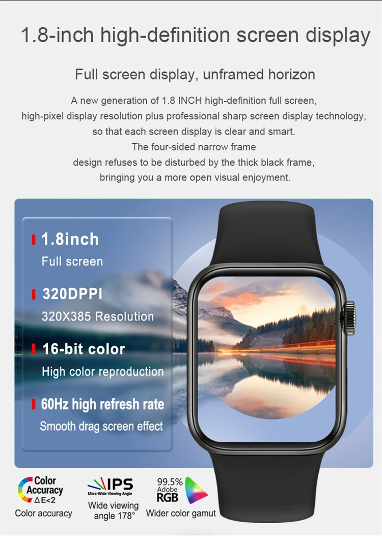 1.82inch Full Touch Screen M36 plus Max Watch Smart Wristband Waterproof Sport with wireless charger Smart Watch