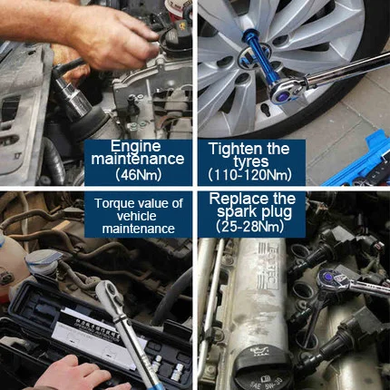 Top Sale Torque Wrench 1-6 Nm/2-20NM/5-25NM 1/4 Inch Driver Adjustable Preset Torque Wrench Manual Torque Wrench