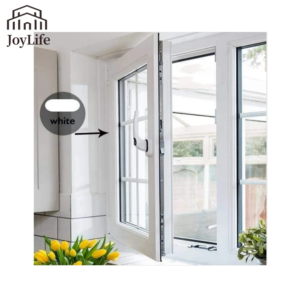 High-Performance Aluminum Casement Window Steel Frame New China Manufacturer Wood Grain Finish French Style Folding Open Style