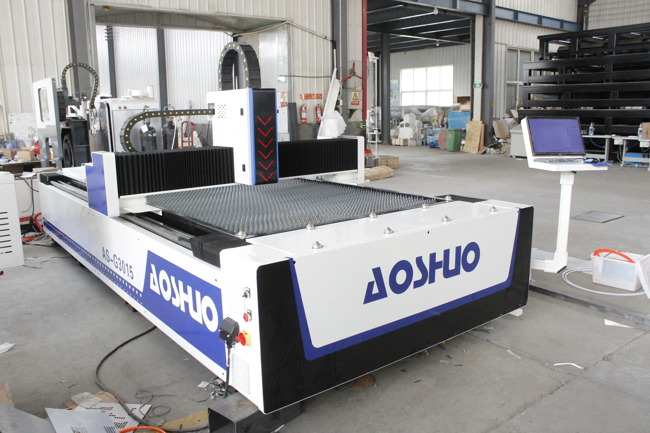 AS3015 1500W 3000W MAX laser source steel iron fiber laser cutting machine price for sale