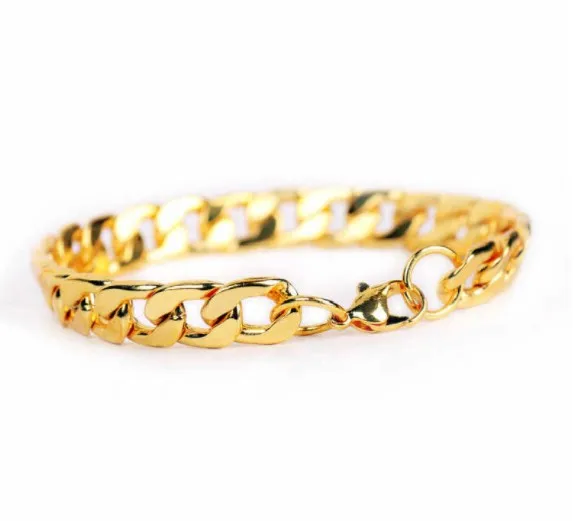 Accessories Men Bracelets Best Selling Jewelry Fashion Boutique 18K Gold Bracelets For Men