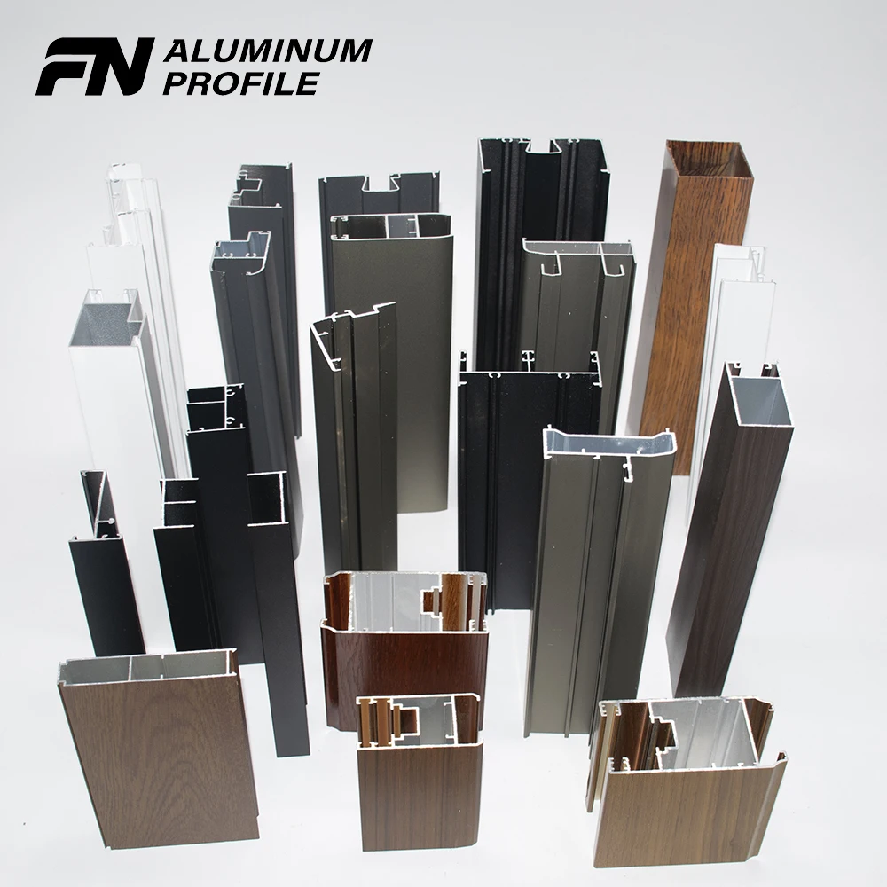 China Factory Aluminum Alloy Profile Surface Treatment Door And Window Aluminum Profiles Aluminum Extrusion