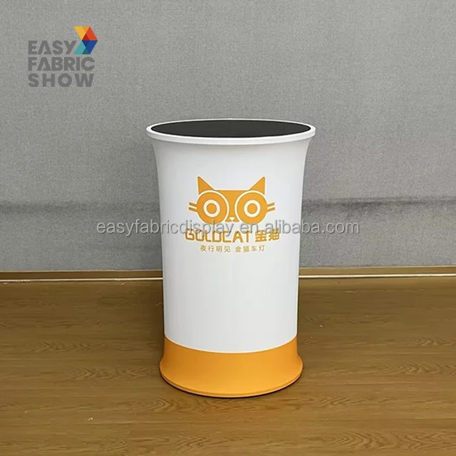Portable Model Automatic Pop up Counter Table Fabric Top with Aluminium & Steel Frame for Promotions Events Exhibition booth