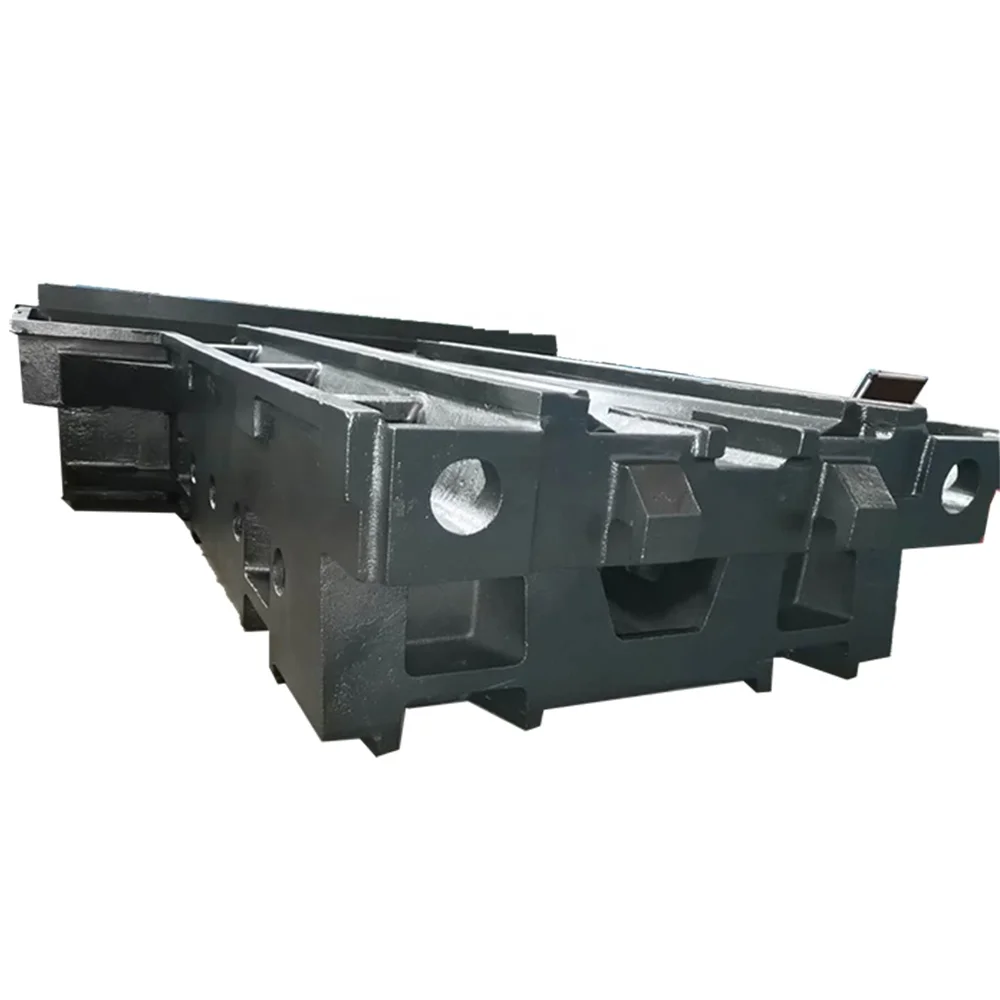 Большой литье в песчаные формы серого чугуна cnc фрезерный станок основание из литейное оборудование