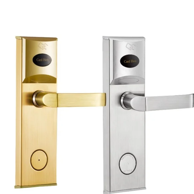 2020 RFID hotel key card lock door electronic keyless door lock entry system with free management software