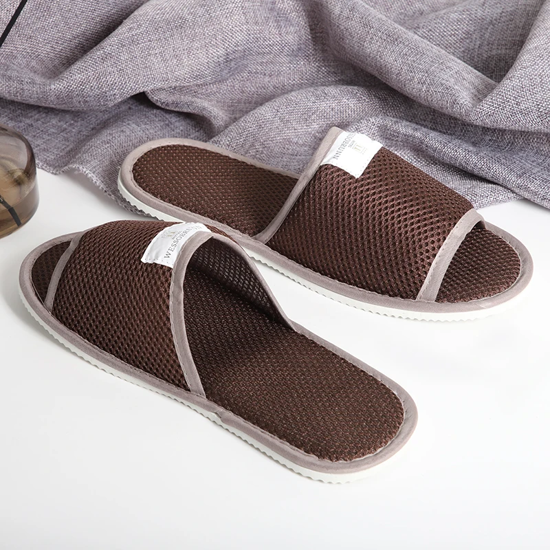 Hotel Slippers Non-slip Universal Hotel Disposable Open Toe Slippers For Hotel