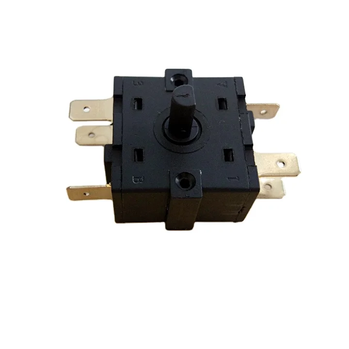 Поворотный переключатель, 6 pins, поворотный переключатель для системы кондиционирования воздуха и кухонный блендер прибор