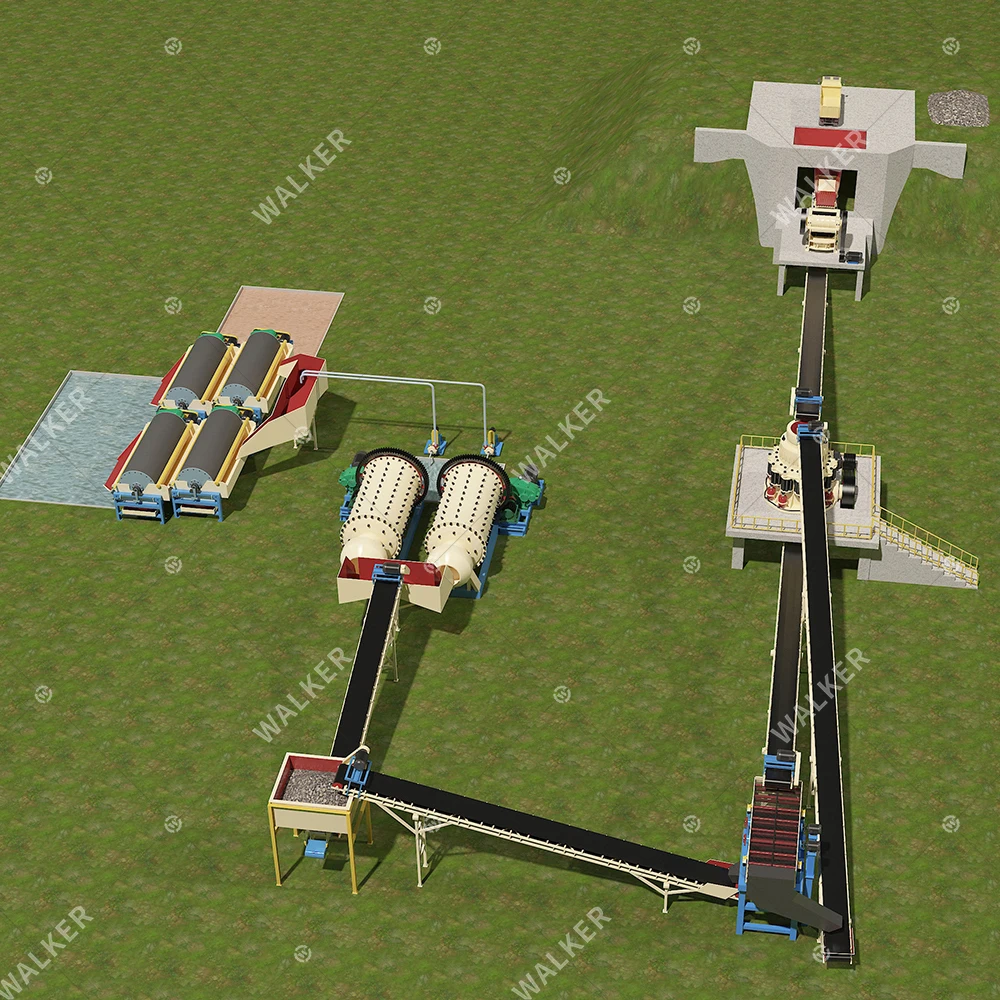 100TPH Mineral Concentration Equipment Magnetic Separation Iron Ore Processing Plant