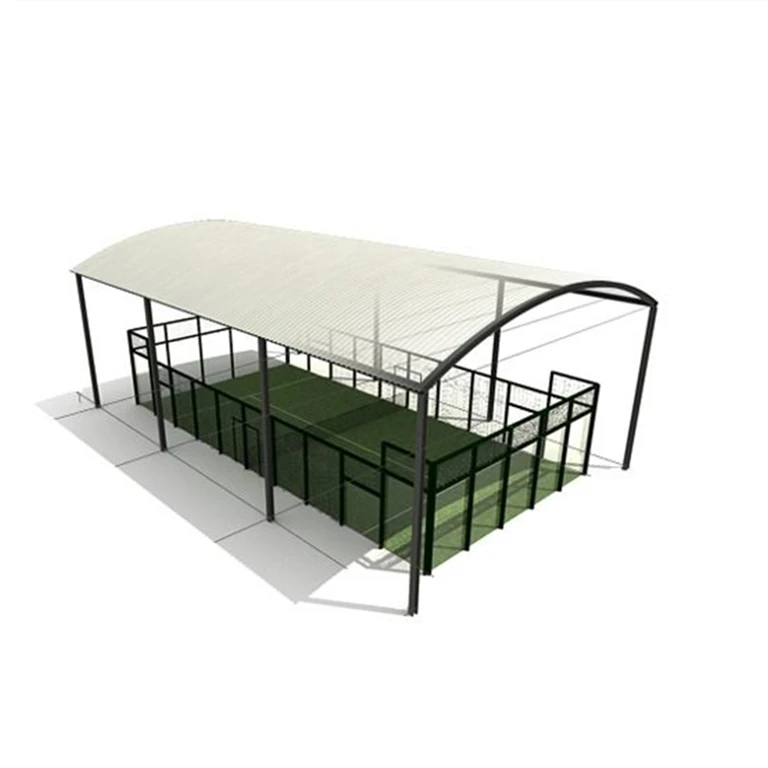 indoor and outdoor padel tennis court padel court with removable roof