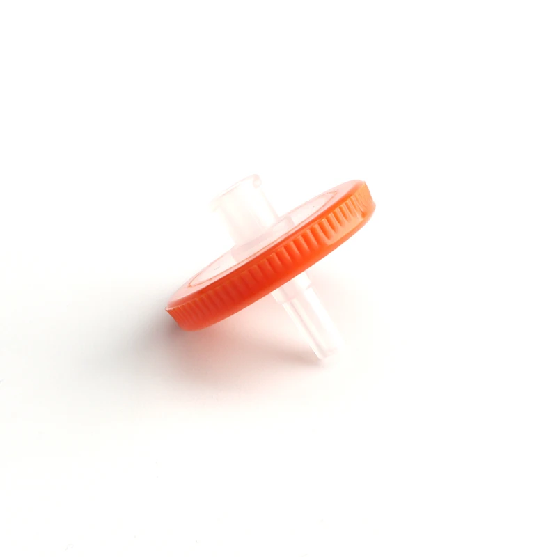 PTFE 33mm 0.45um micron Disposable Hydrophobic/Hydrophilic  PTFE Syringe Filter For Lab Use
