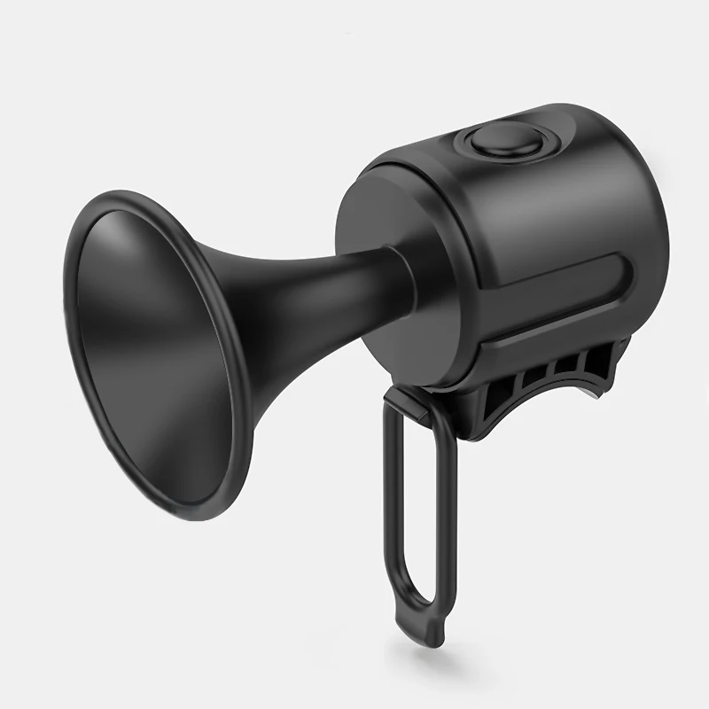 Electric Bike Horn 120dB Electronic Bicycle Bell Loud 1 Sound Mode with 300mAh Button Battery Waterproof Bike Bell