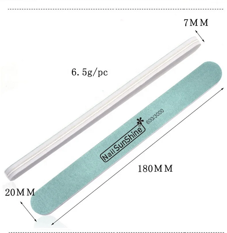 Nail sunshine polishing strip Polishing rod polishing strip polishing sponge rubbing silver stick stationery