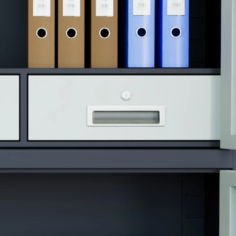 Factory Wholesale Metal 2 Drawers Office Filing Storage Fingerprint Lock Secret Safe Cabinet