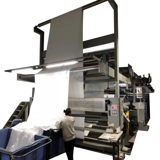 Chinese Manufacturer Use oil heating System 10 Drying Rooms Textile Setting Finishing Stenter Machine