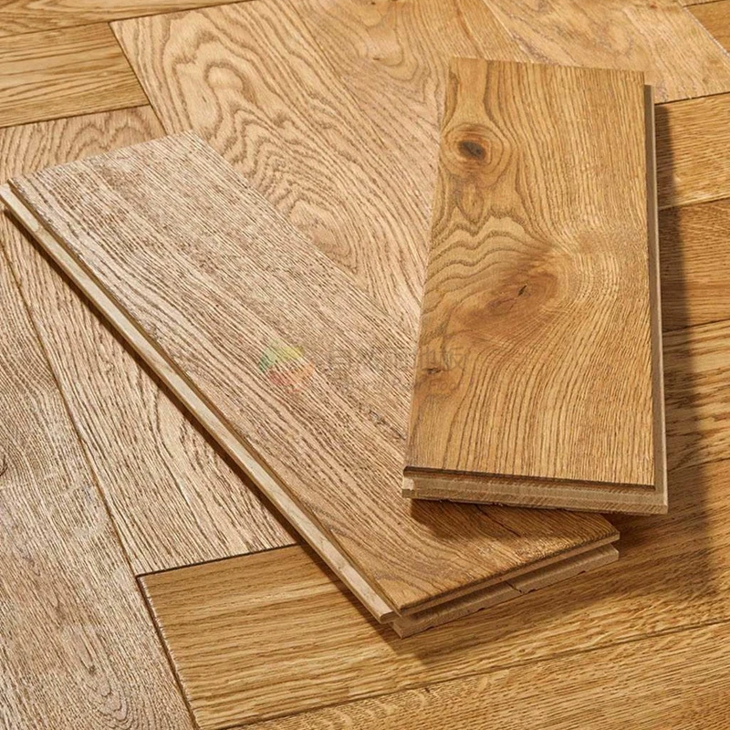 Low Moq Cheap Natural White Oak Solid Hardwood Flooring