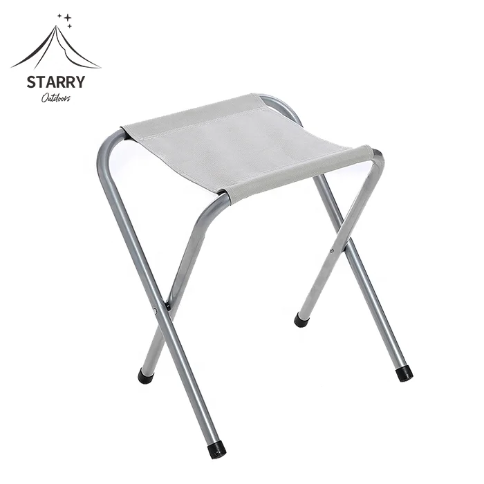 Mini cheap metal folding stool for fishing&hiking  portable folding stool used on beach