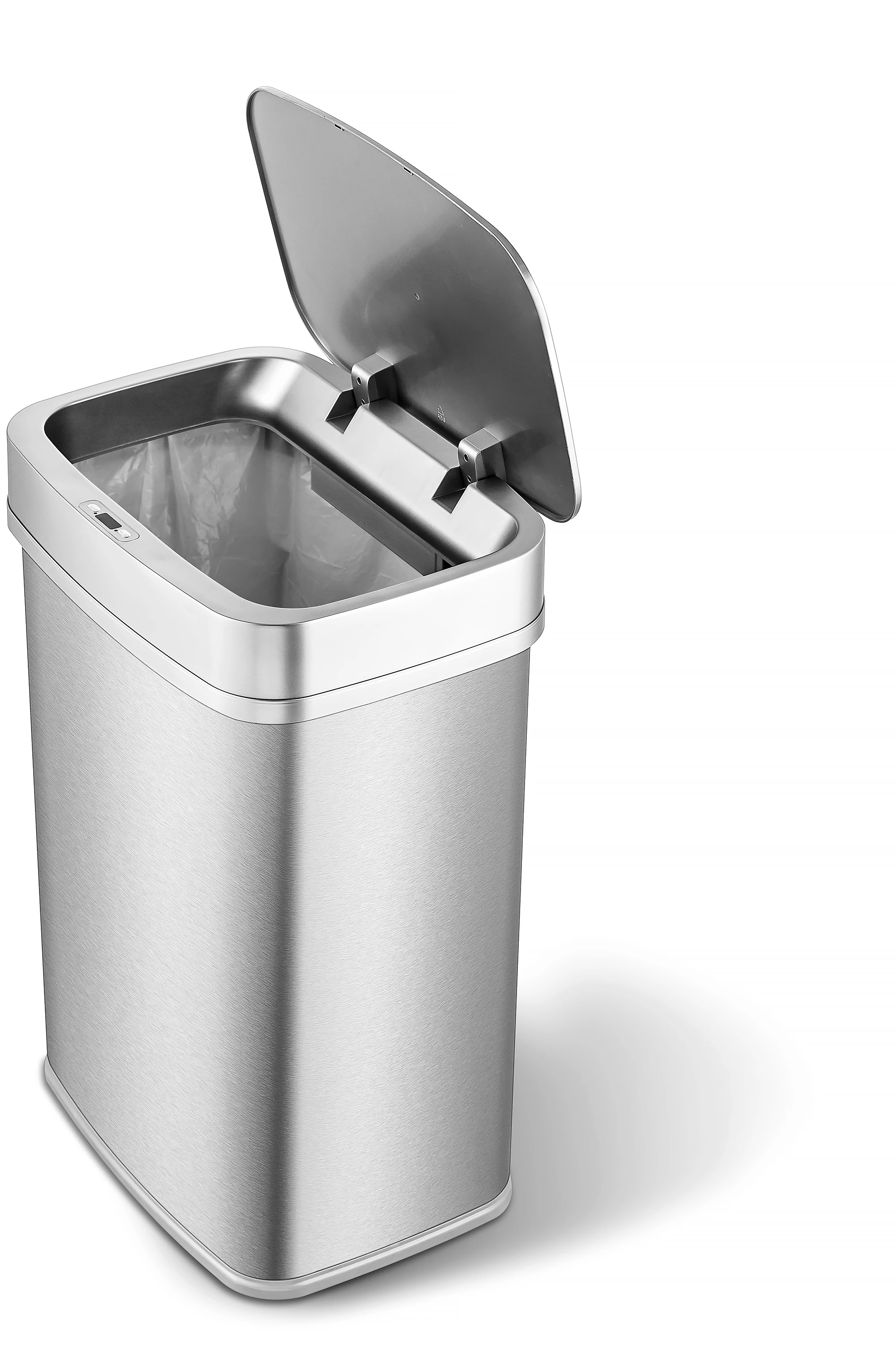 Auto-induction Save Energy Wholesaling Square Kitchen Waste Bin Bulk Trash Cans Stainless Steel Sensor Dustbin